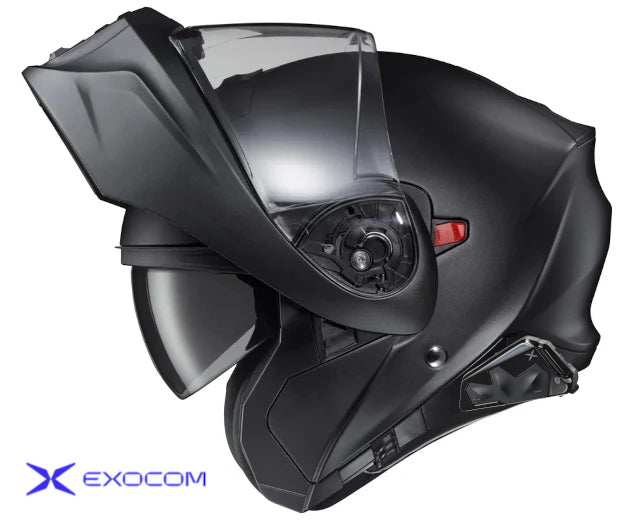 Scorpion EXO-GT-930 EXO-Com Link-1 Bluetooth Helmet Matte Black