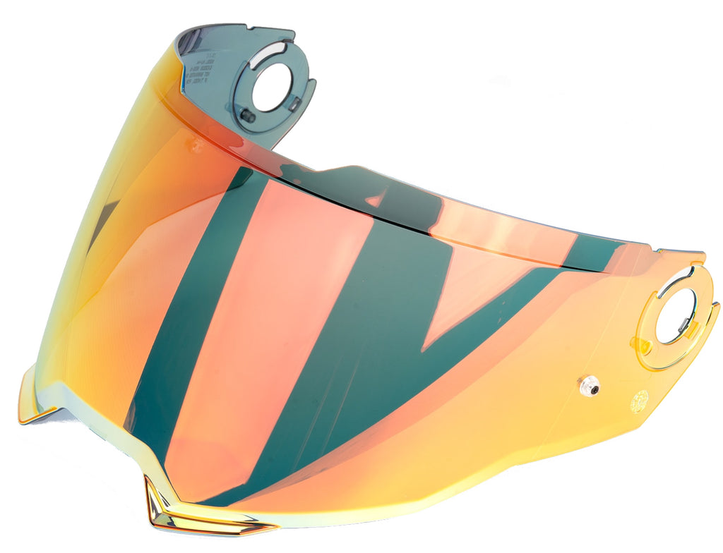HJC i80 Red Mirror Shield