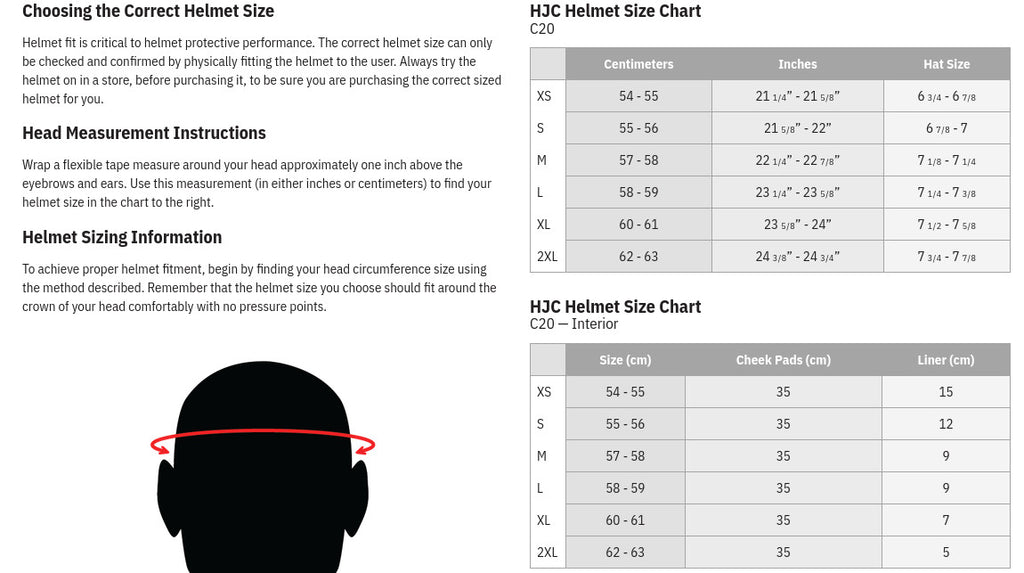 HJC C20 Half Helmet Probe MC8