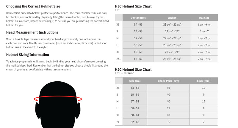 HJC F31 Helmet