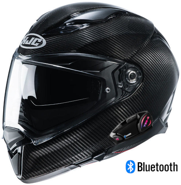 HJC F70 Full Face Bluetooth Helmet Carbon