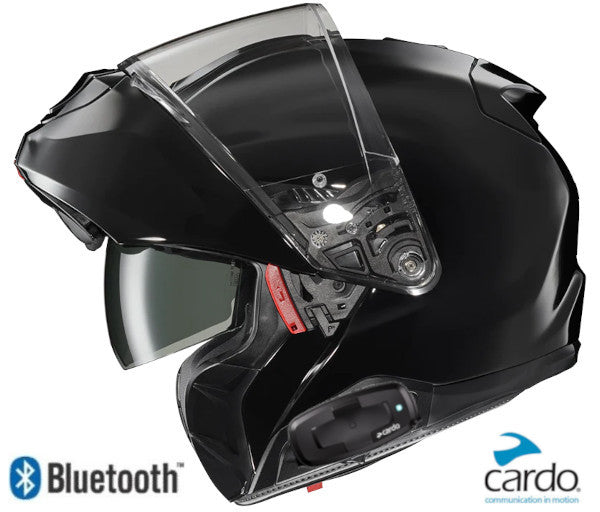 HJC RPHA 91 Bluetooth Helmet Gloss Black Cardo Packtalk S