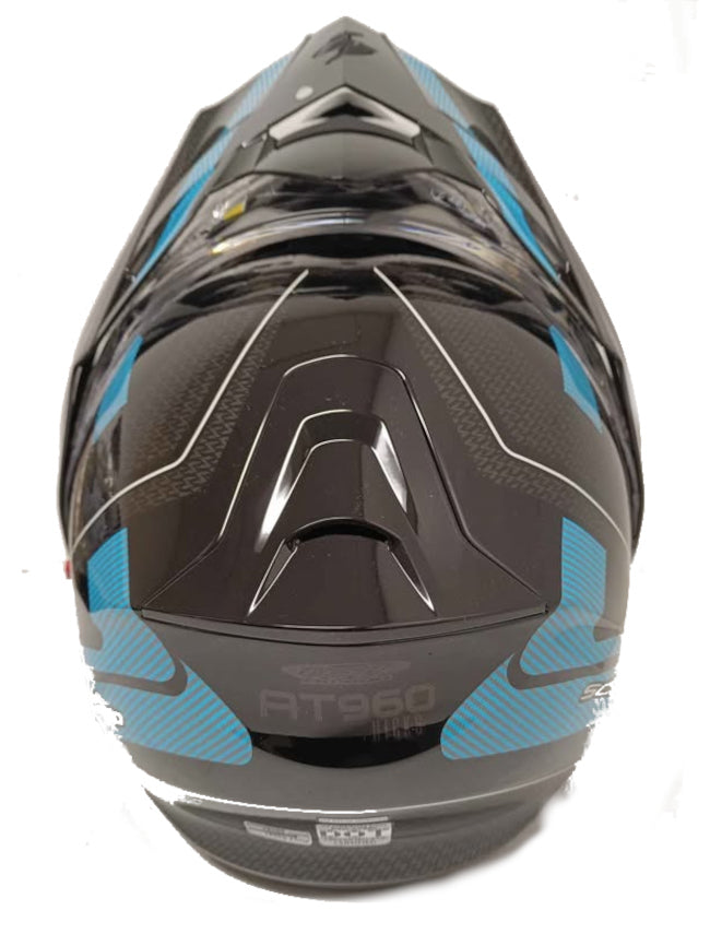Scorpion EXO-AT960 Dual Sport Modular Street Helmet Hicks Blue