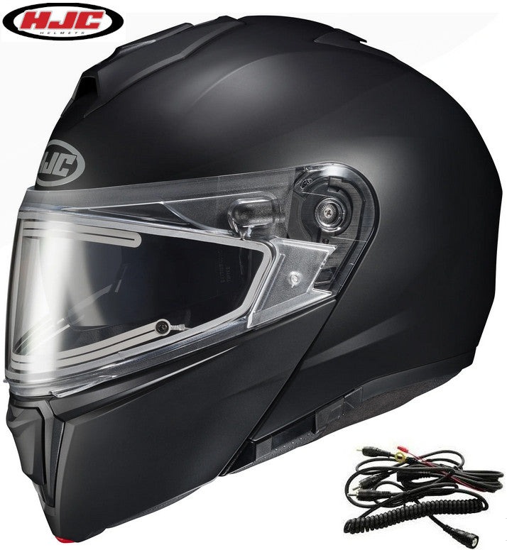 HJC i90  Snow Helmet Matte Black Electric Shield