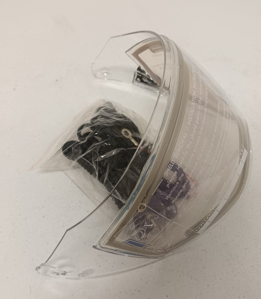 Gmax GM11 Electric Snow Helmet Shield Cord Clear (Open Box)