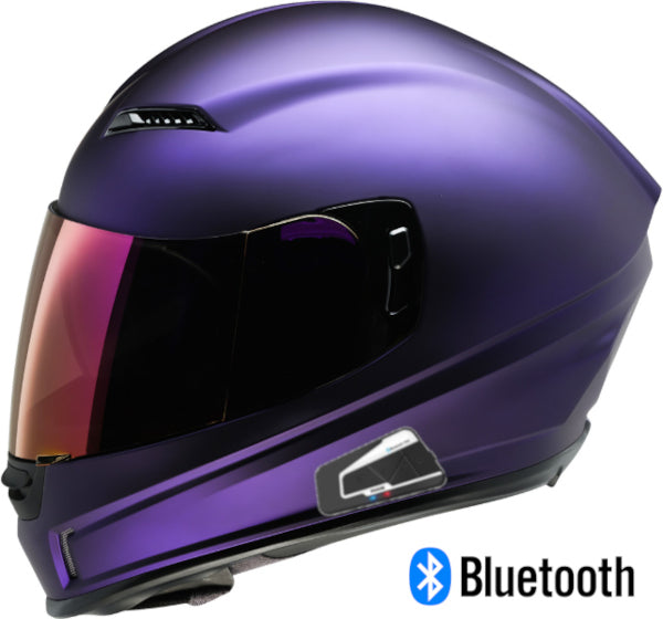 Z1R Jackal Bluetooth Helmet Satin Purple