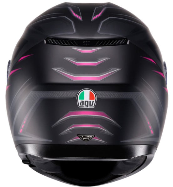 AGV K3 Full Face Bluetooth Helmet Syth Matte Black/Pink