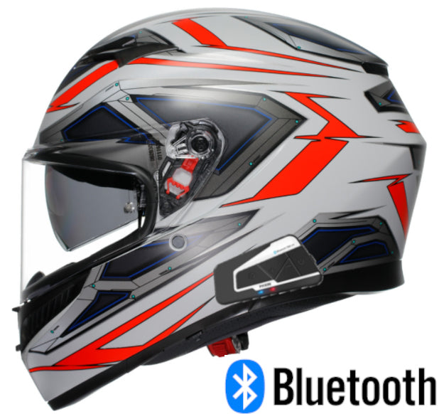 AGV K3 Space Matte White/Red Fluo Helmet L AGV K3 Space Matte White/Red Fluo Helmet L