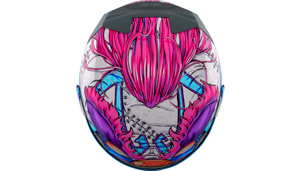 Icon Airfame Pro Full Face Bluetooth Helmet  Krazy Klown 2