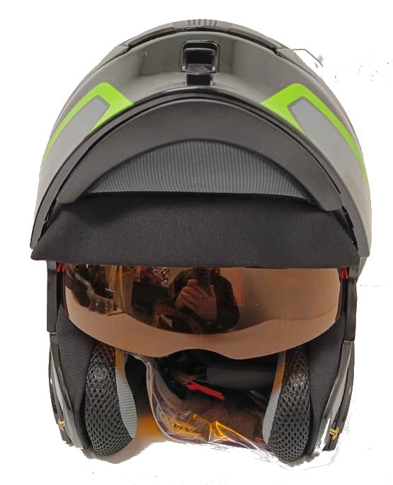 Gmax MD-01S Transistor Modular Street Helmet Black Grey Green