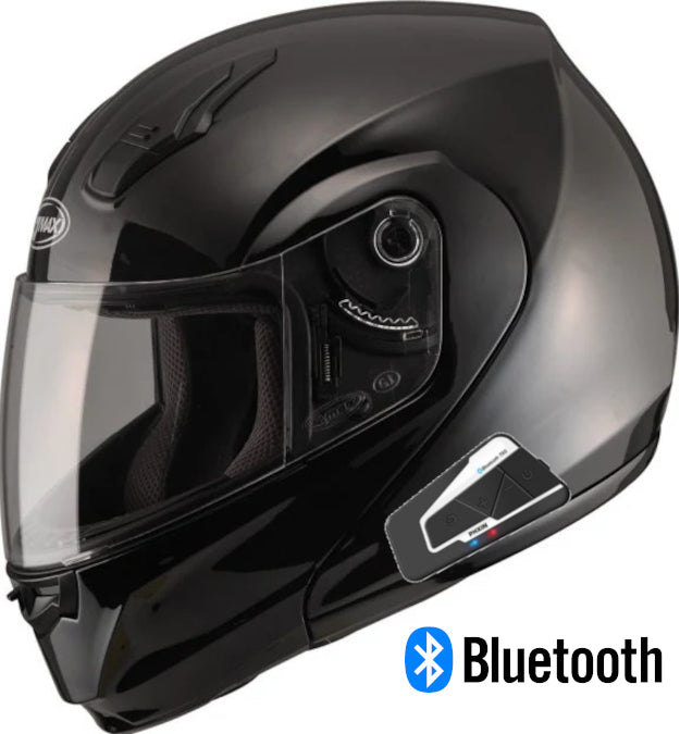 Gmax MD-04 Modular Bluetooth  Helmet Black