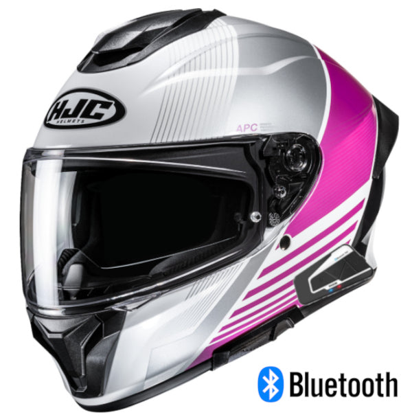 HJC C71 Full Face Bluetooth Helmet Morix MC8