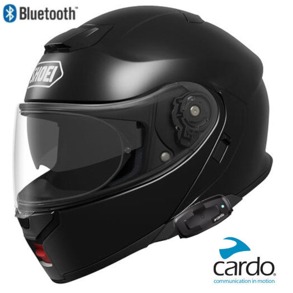 Shoei Neotec 3 Modular Helmet Gloss Black Cardo 4X Size XL (Open Box)