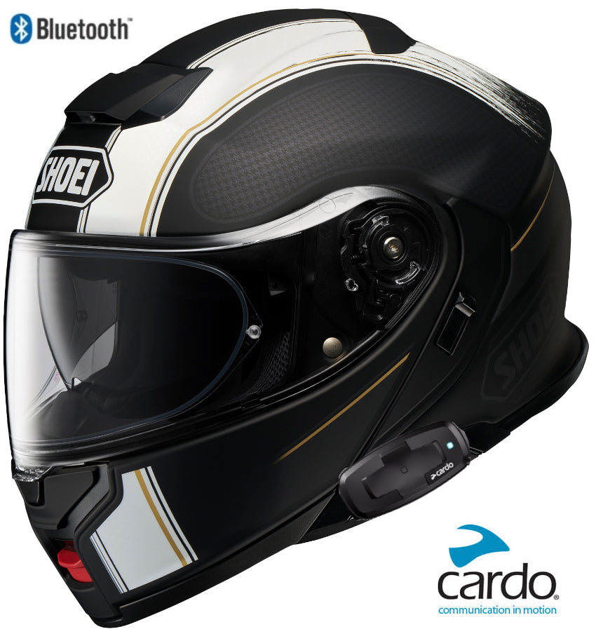 Shoei Neotec 3 Bluetooth Helmet Satori TC-5 Cardo Packtalk S