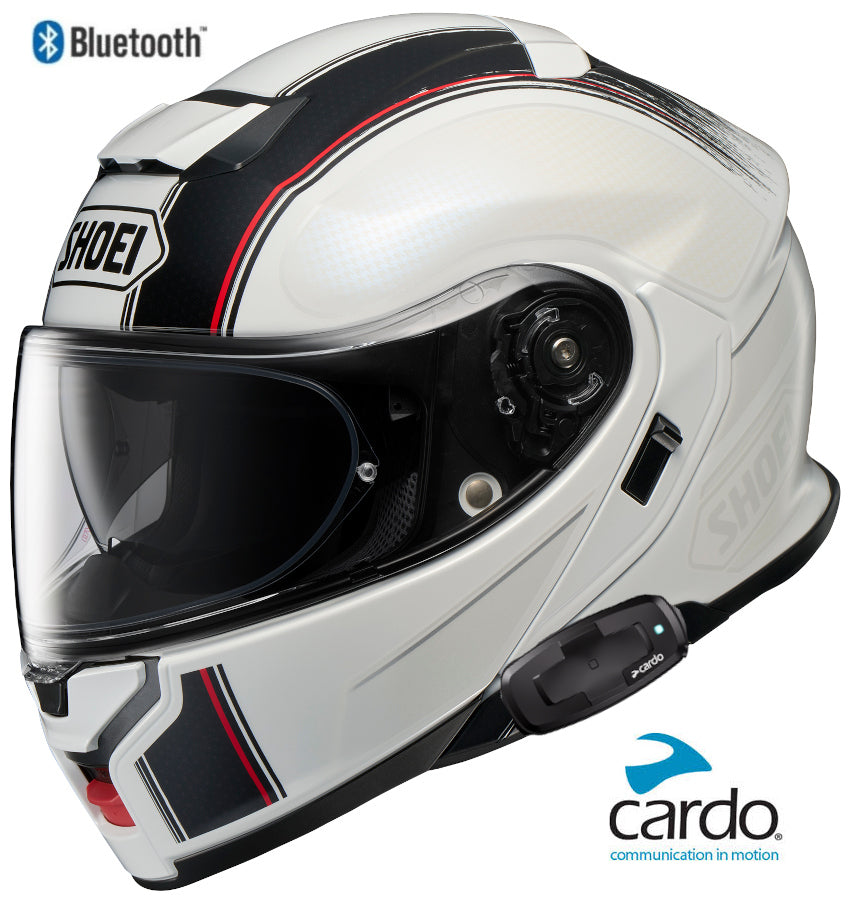 Shoei Neotec 3 Bluetooth Helmet Satori TC-6 Cardo Packtalk S