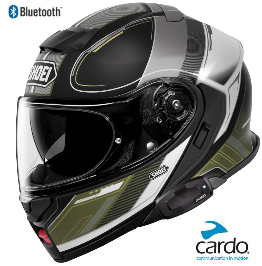 Shoei Neotec 3 Bluetooth Helmet Sharpen TC-11 Cardo Packtalk S