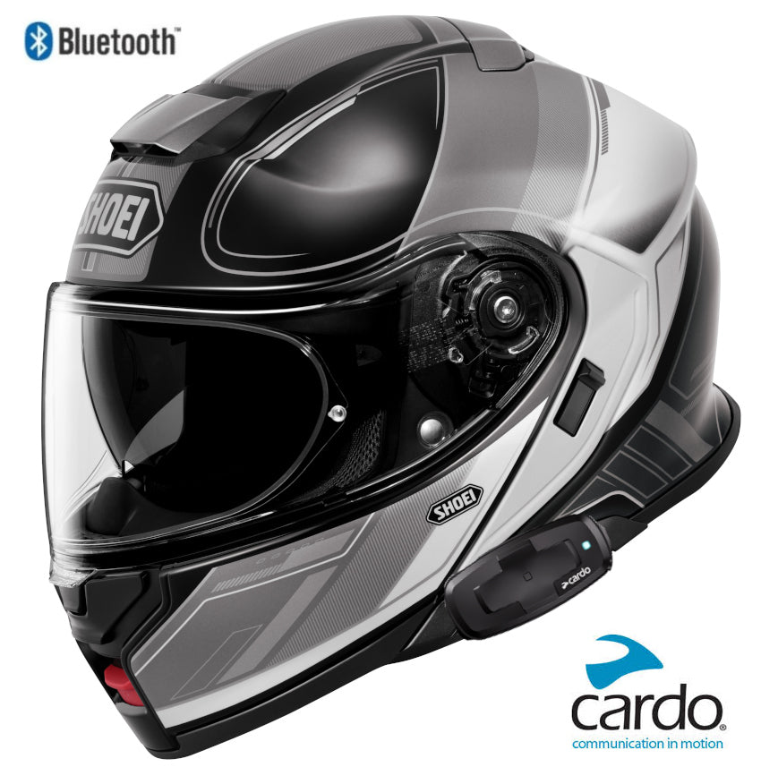 Shoei Neotec 3 Bluetooth Helmet Sharpen TC-5 Cardo Packtalk S