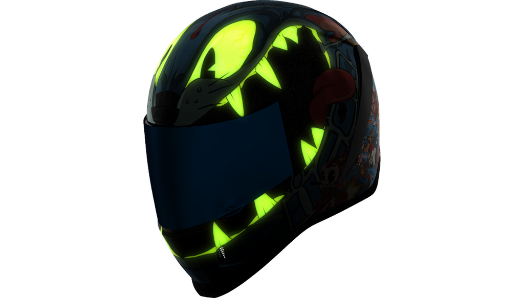 Icon Airform Full Face Helmet 9 Lives Blue