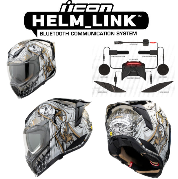 Icon Ultraflite Bluetooth Helmet Nuestra Señora MIPS® HelmLink