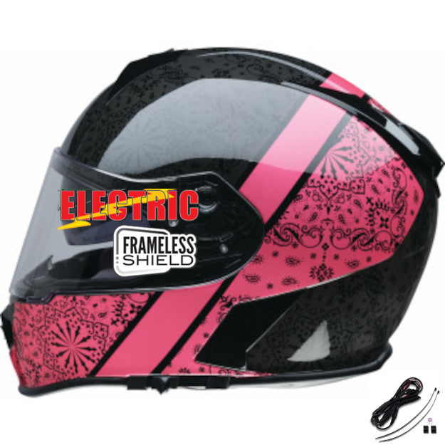 Z1R Warrant Full Face Snow Helmet Pac Pink Electric Shield