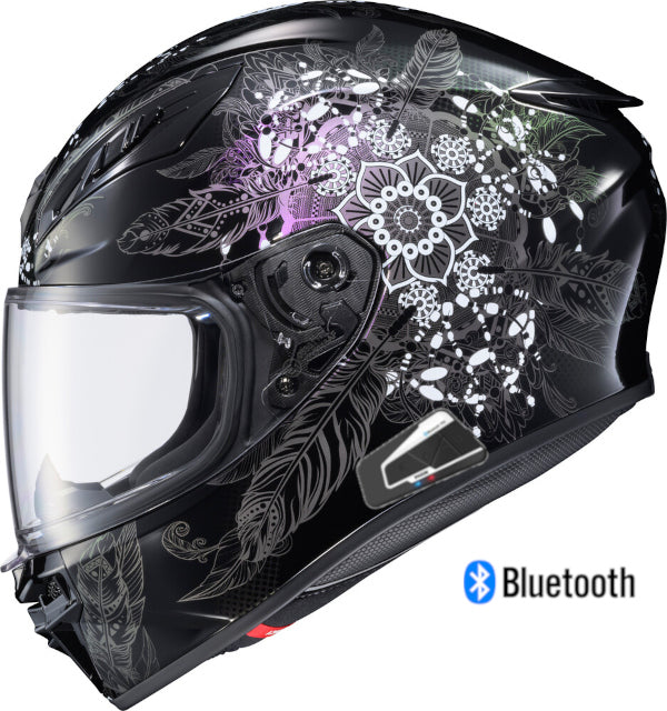 Scorpion EXO-R430 Bluetooth Helmet Manitou Black (Snell M2025 Rated)