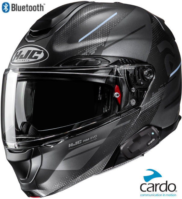 HJC RPHA 91 Bluetooth Helmet Blat Graphic MC-5SF Cardo Spirit