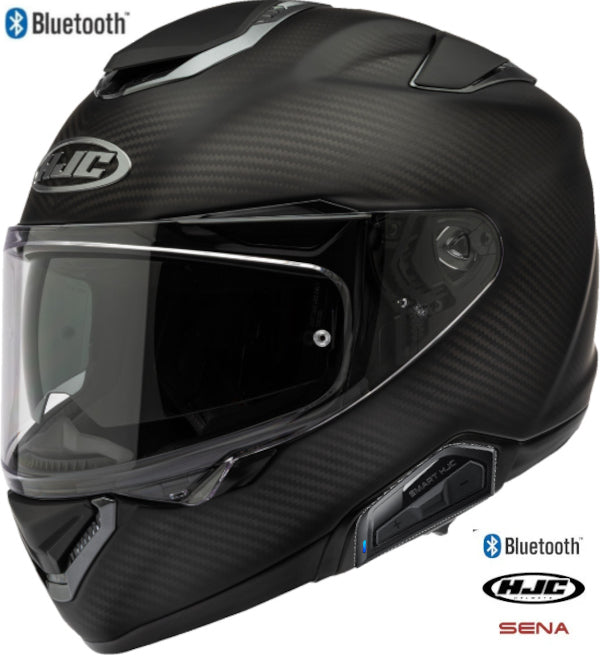 HJC RPHA 72 Bluetooth Helmet Matte Carbon 11b