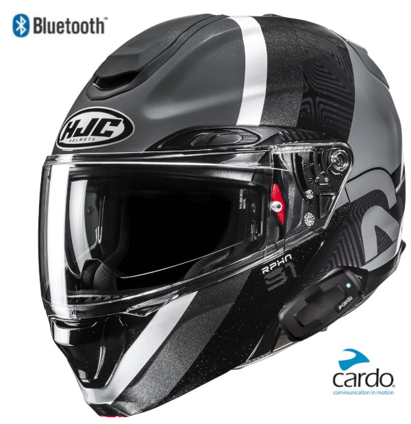 HJC RPHA 91S Bluetooth Helmet Carbon Fensh MC5 Cardo Pack Talk S