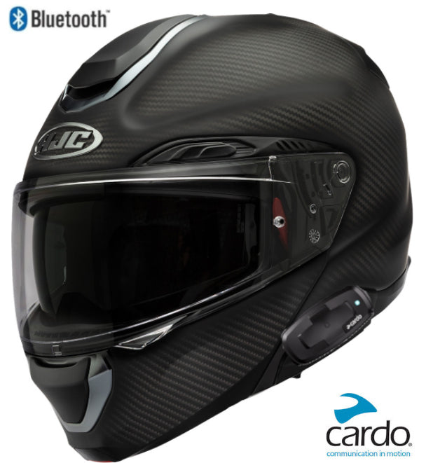 HJC RPHA 91 Bluetooth Helmet Matte Carbon Cardo Pack Talk S