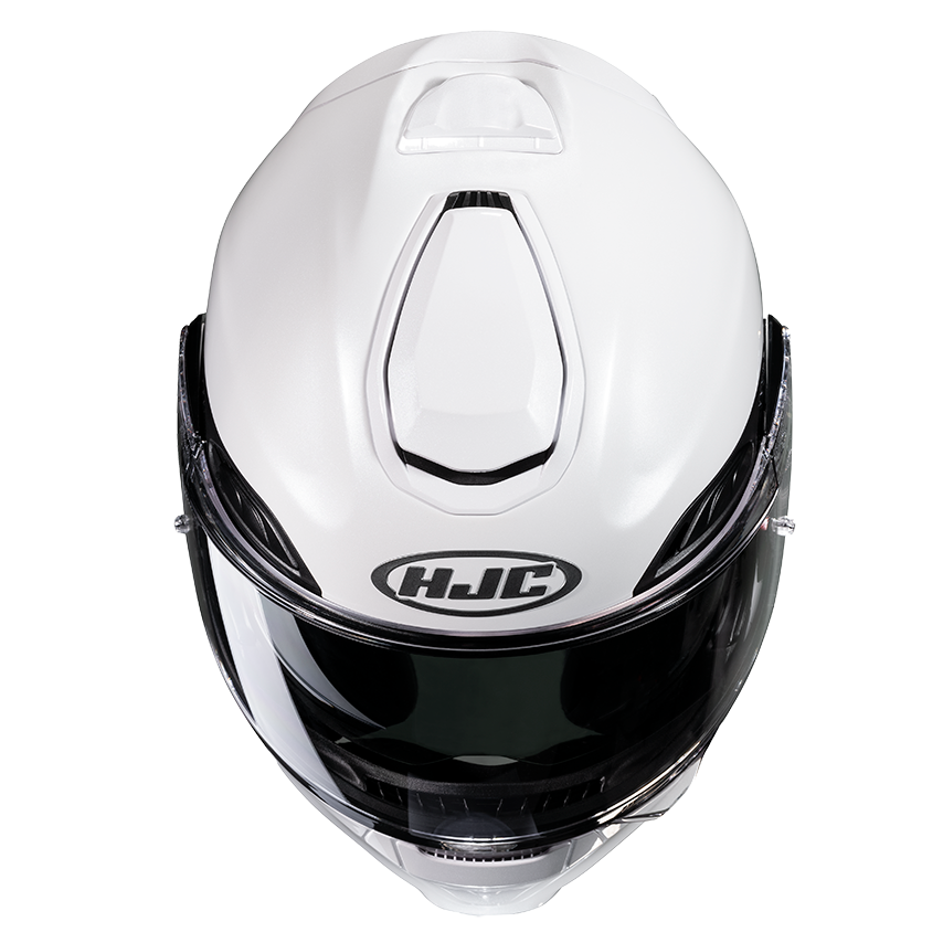 HJC RPHA 91S Bluetooth Helmet Gloss White 21b Installed