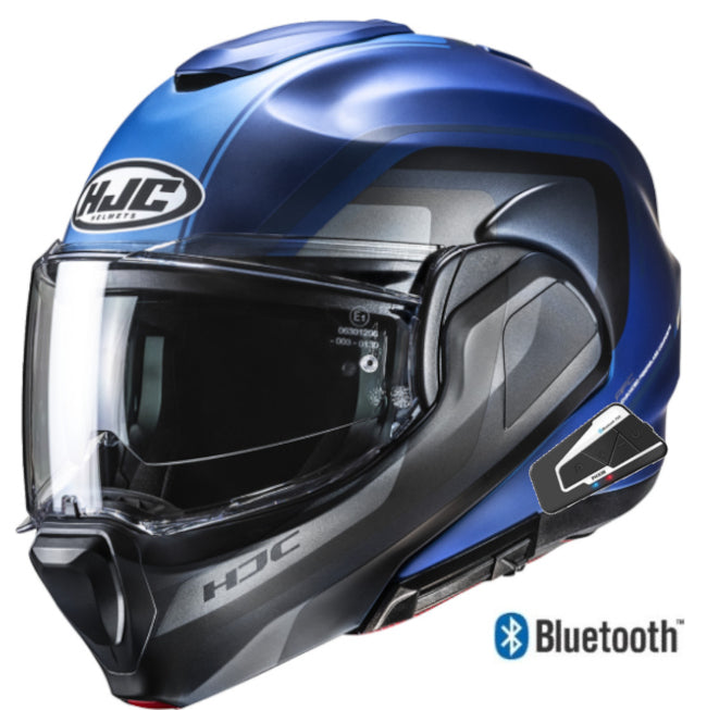 HJC F100 Modular Bluetooth Helmet Reff MC2SF