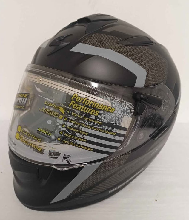 Scorpion Ryzer Snow Helmet Evolution Phantom Electric Shield