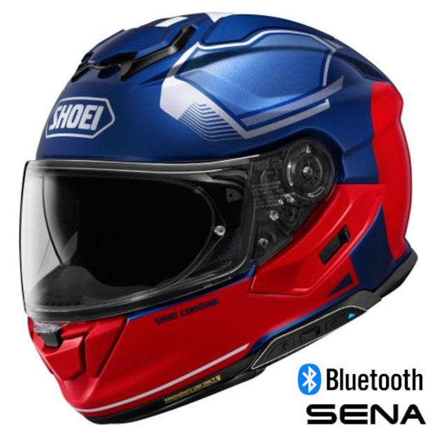 Shoei GT-Air 3 Full Face Bluetooth Helmet Mike TC-2 SRL 3 Installed