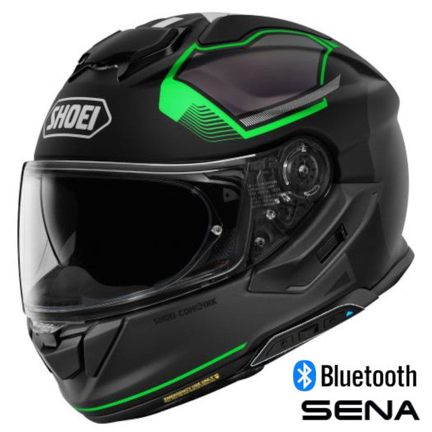 Shoei GT-Air 3 Full Face Bluetooth Helmet Mike TC-4 SRL 3 Installed