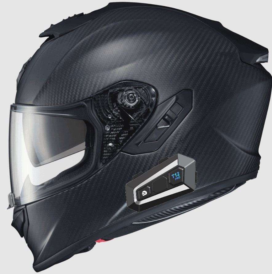 Scorpion EXO-ST1400 Matte Black Carbon Bluetooth Helmet