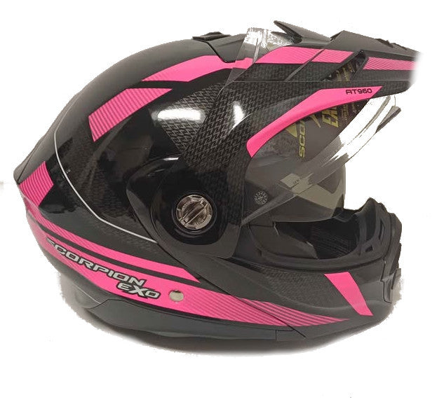 Scorpion EXO-AT960 Dual Sport Modular Street Helmet Hicks Pink