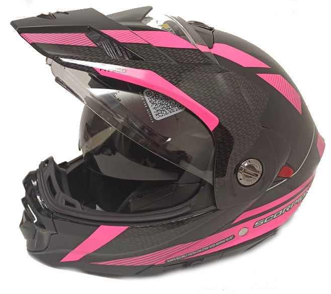 Scorpion EXO-AT960 Dual Sport Modular Street Helmet Hicks Pink