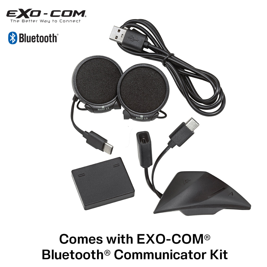 Scorpion EXO-T-520 EXO-Com Full Face Helmet Matte Black