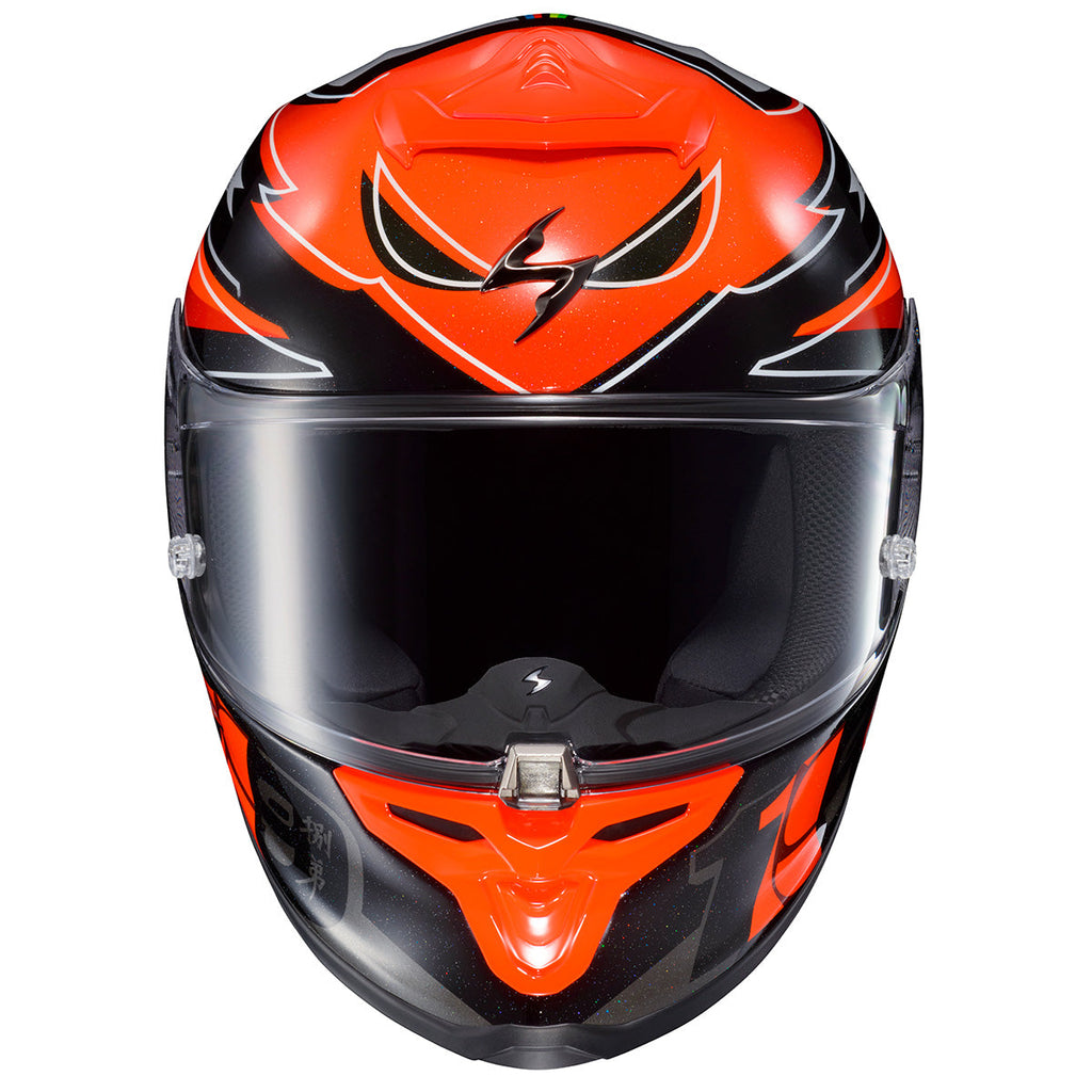 scorpion bautista helmet Scorpion EXO-R1 Air Full Face Helmet Bautista (Red/Black/White, Large)