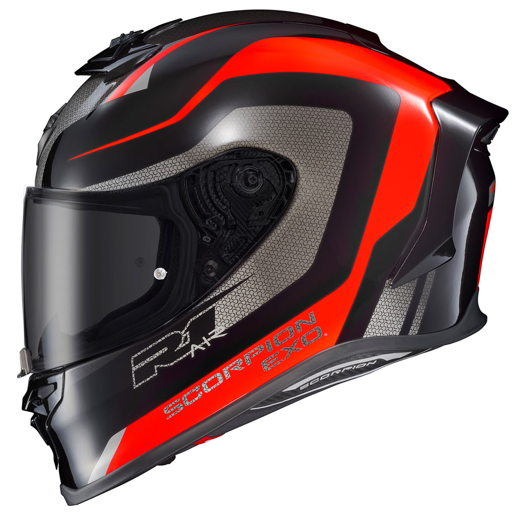 Scorpion EXO-R1 Air Full Face Hive Red/Black