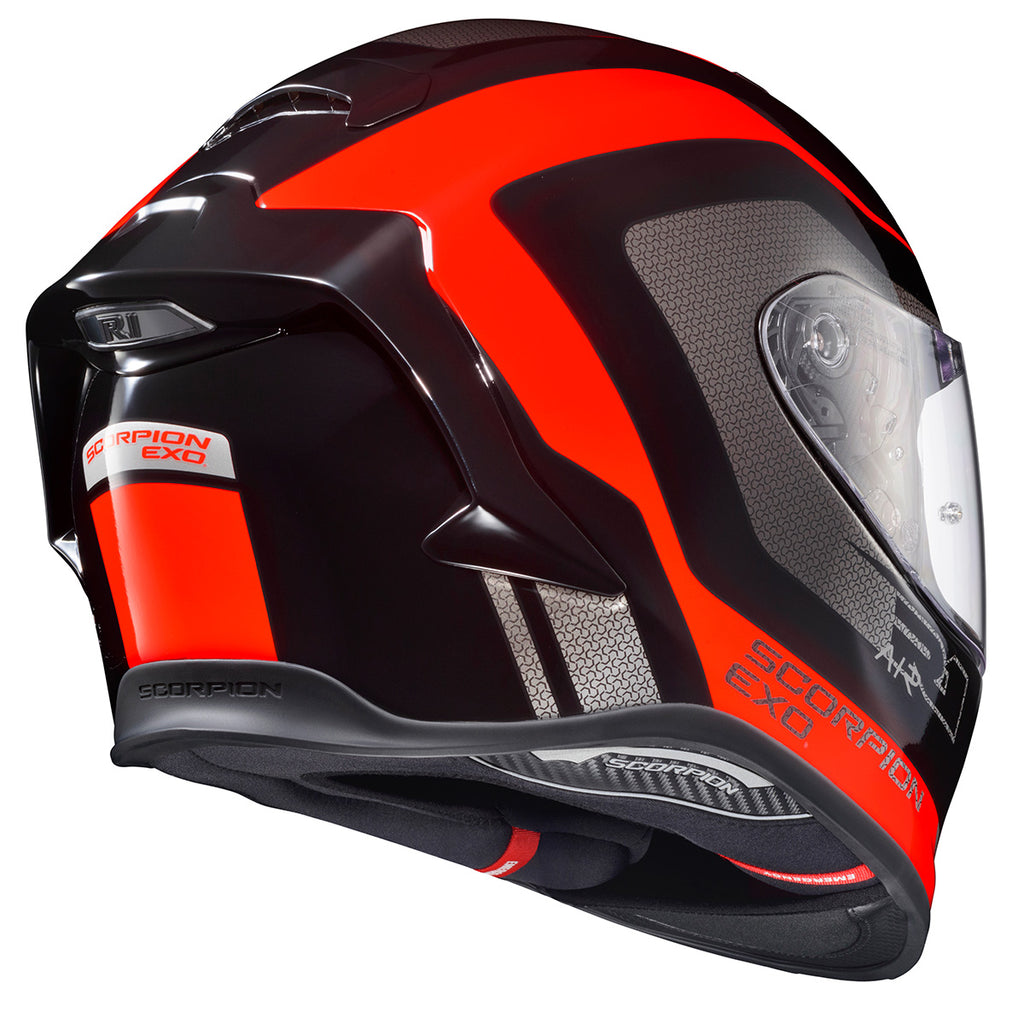 Scorpion EXO-R1 Air Full Face Hive Red/Black