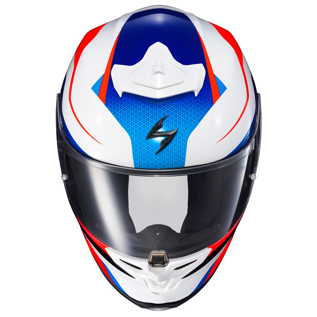 Scorpion EXO-R1 Air Full Face Hive Red/White/Blue