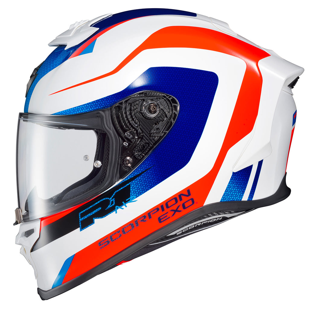 Scorpion EXO-R1 Air Full Face Hive Red/White/Blue