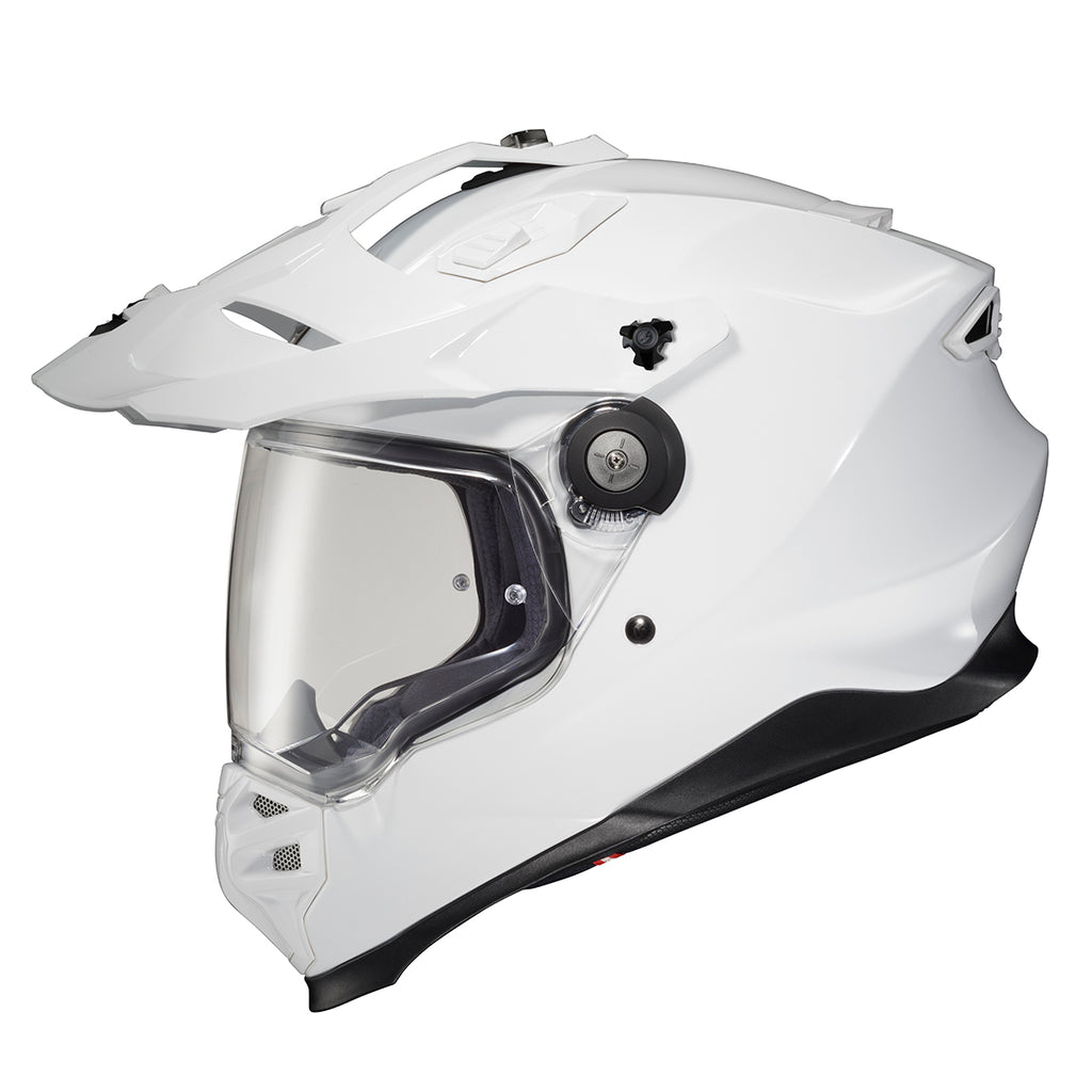 Scorpion XT9000 Dual Sport Helmet Carbon Gloss White