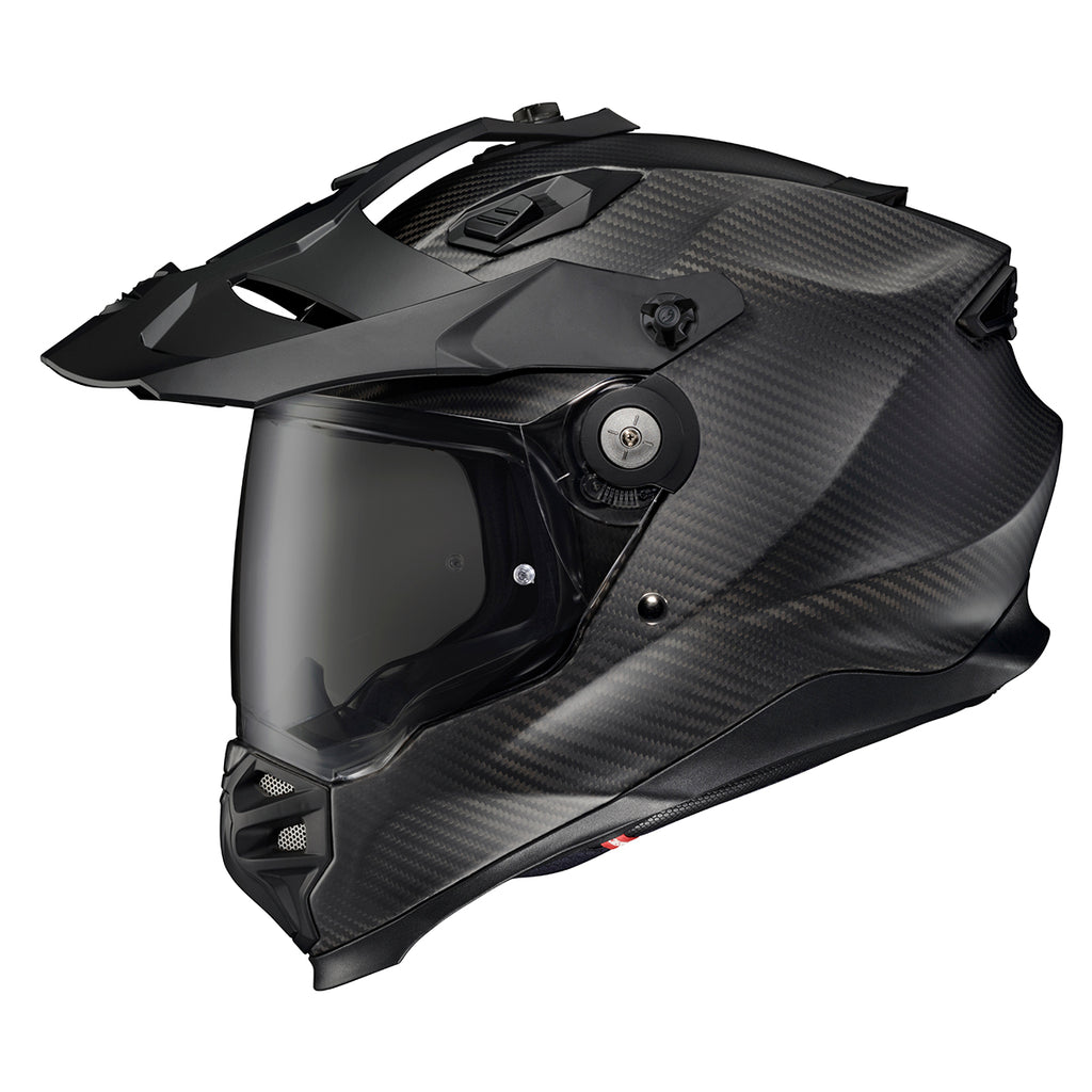 dual sport motorcycle helmets Scorpion XT9000 Dual Sport Helmet Carbon Matte Black