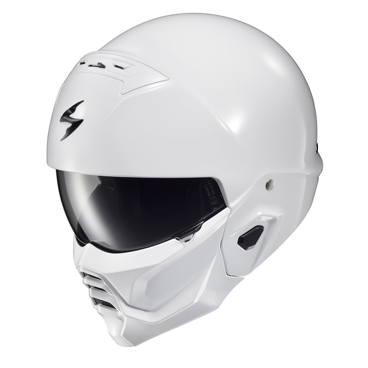 Scorpion Exo Covert 2 Open Face Helmet Gloss White – HelmetCountry.com