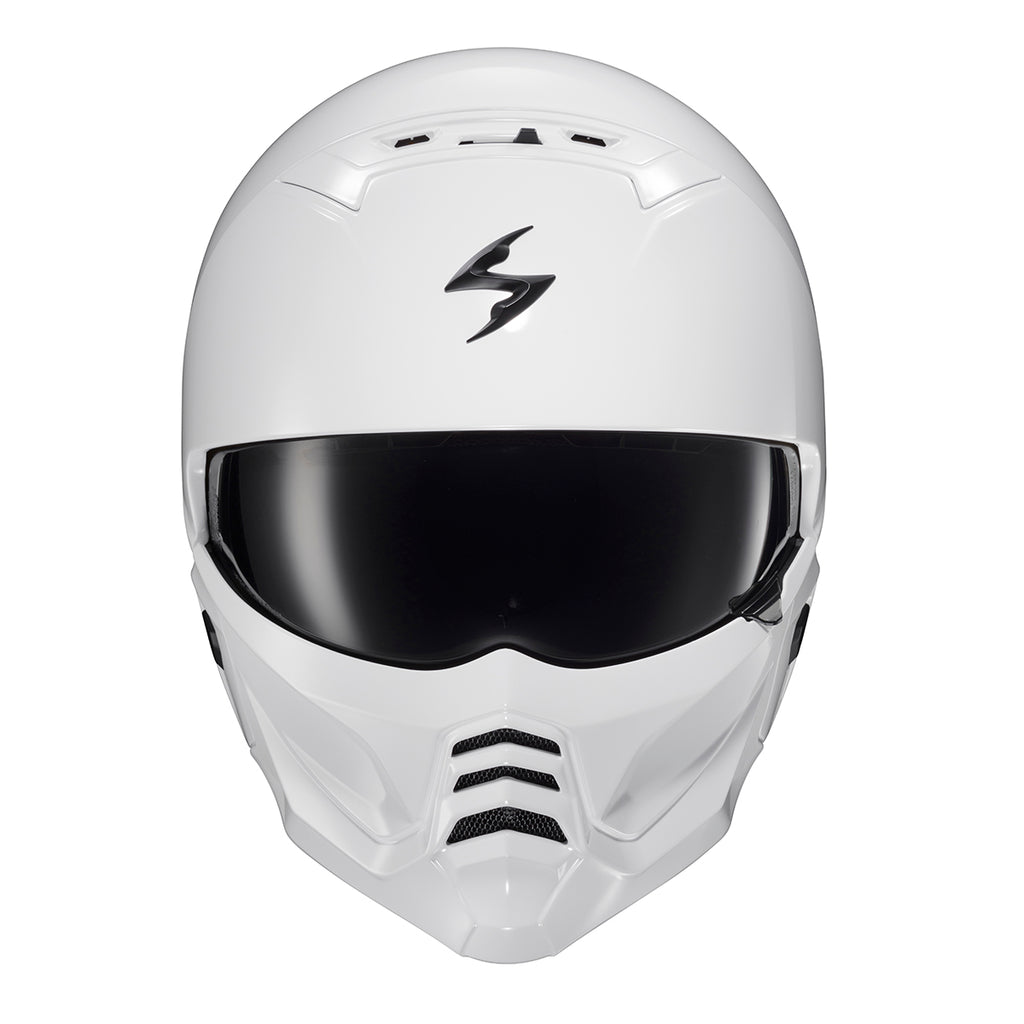 Scorpion Exo Covert 2 Open Face Helmet Gloss White