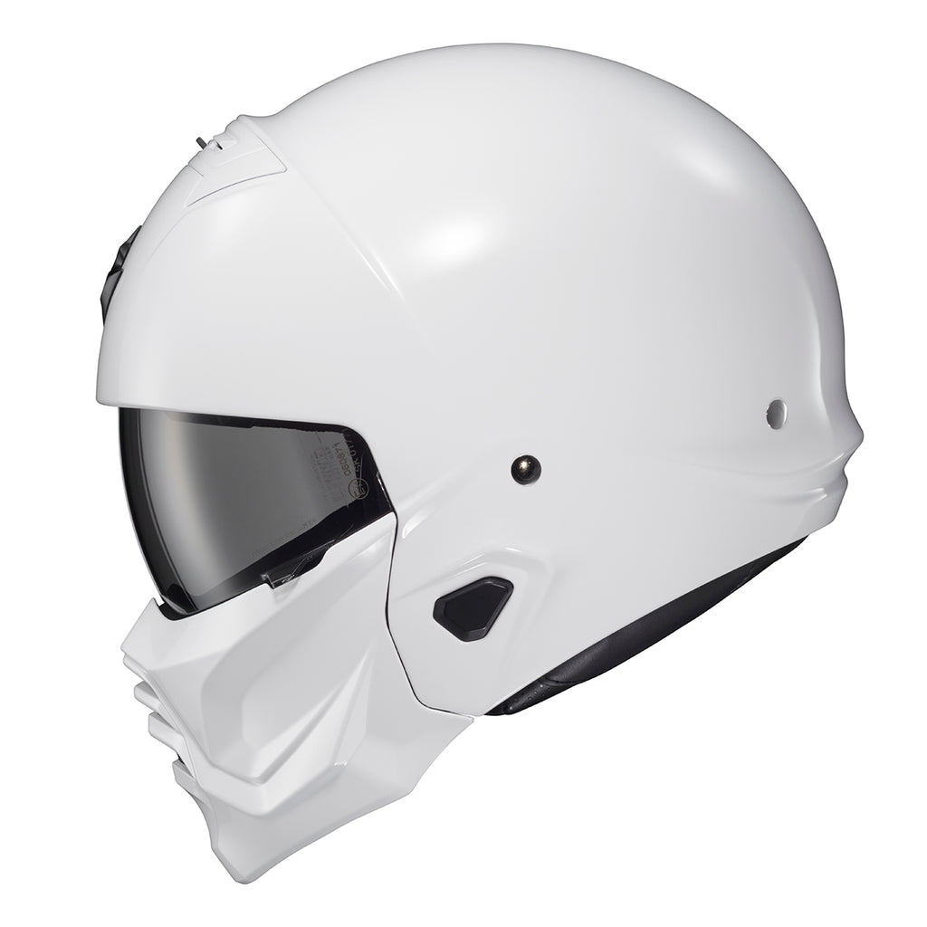 Scorpion Exo Covert 2 Open Face Helmet Gloss White