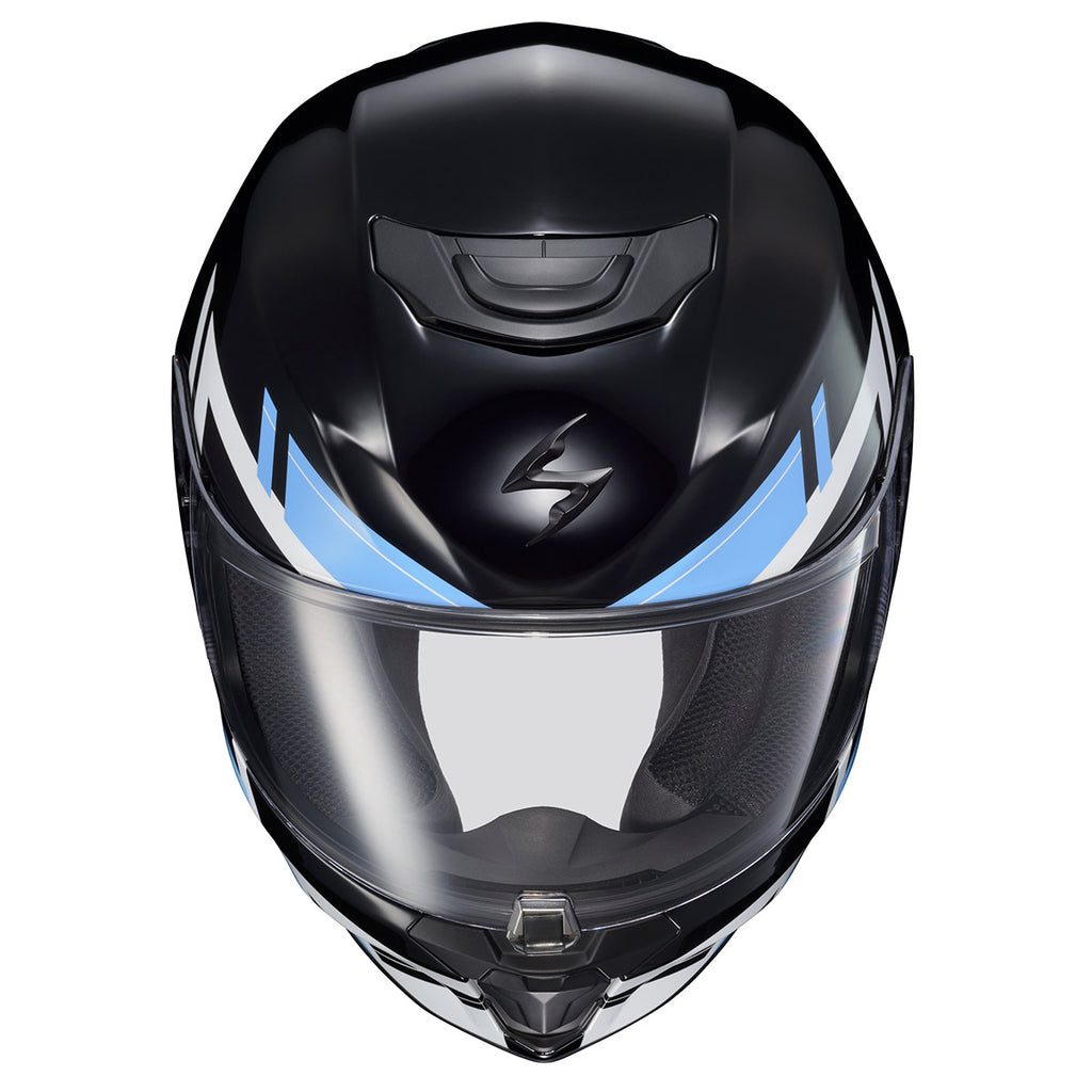 Scorpion EXO-R420  Full Face Helmet Pace Graphic Blue