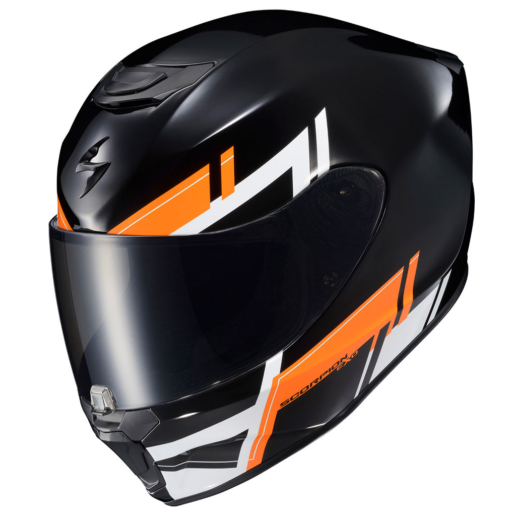 Scorpion EXO-R420  Full Face Helmet Pace Graphic Orange